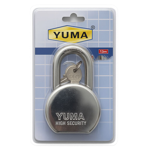 YUMA ÇELİK ASMA KİLİT 65 mm ( Uzun Kancalı )